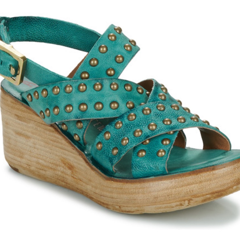 A.S.98 Nickie Women's Wedge Sandal Size 41
